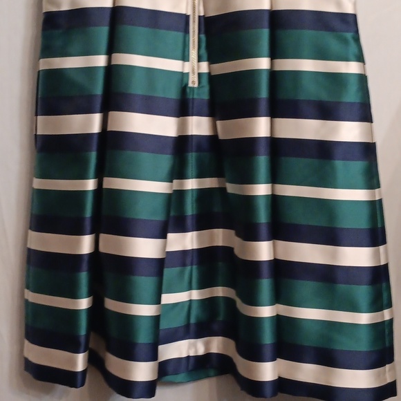 Eliza J Green and Blue Fit and Flare Mini Dress Size 10 - Picture 6 of 8